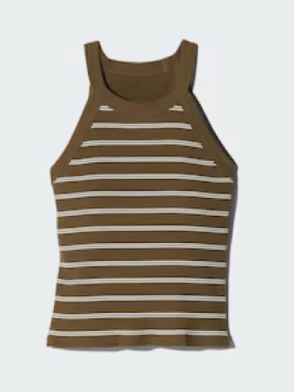 Halter Neck Bra Striped Cropped Top Size Small - NWT!